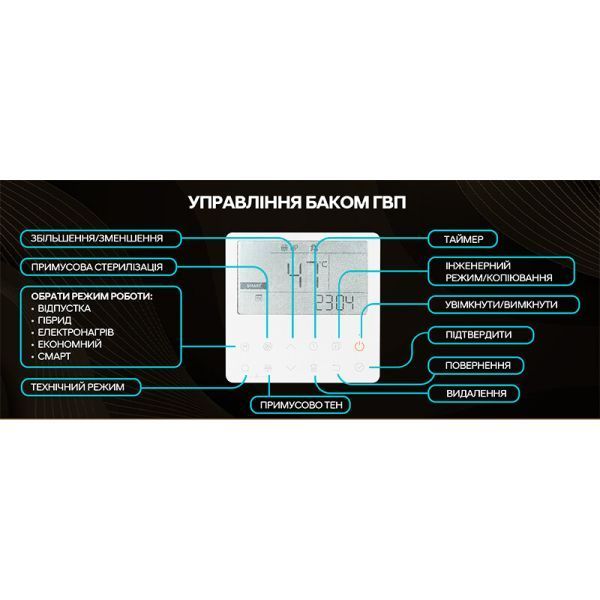 Бак для гарячого водопостачання HYUNDAI PROWT190MSHR2x1 0105070007-100445678 фото 9